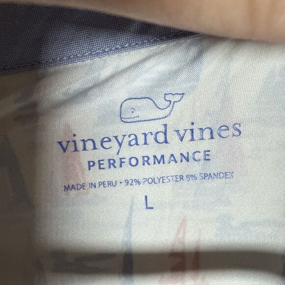 Vineyard Vines Performance Dress Sailboats Women's Size Large - Picture 11 of 14